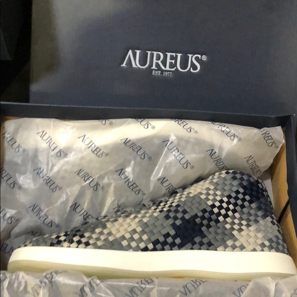 Aureus Men's Lux Mid-Top Quilted Slip-On Sneaker - Picture 5 of 5